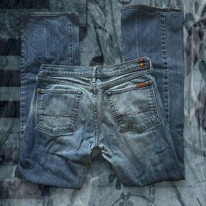 Seven7 Women's Blue and Navy Jeans